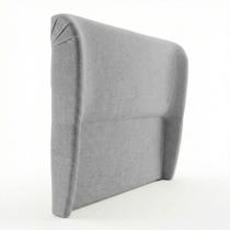 Cabeceira Para Cama Box Casal Padrão Liah 140cm Linho Cinza - Abmaza