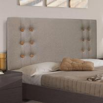 Cabeceira para Cama Box - Casal / Queen - 160cm Linho Rústico Genova Areia - Walmir Móveis