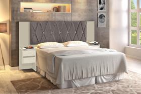 Cabeceira para Cama Box Casal Queen e King Florida com Captnonê Cabeceira para Cama Box Casal Queen e King Florida com Captnonê