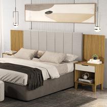 Cabeceira para Cama Box Casal/Queen Elena