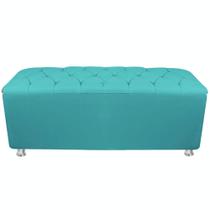 Cabeceira para cama box com Baú Banco Sapateira para Quartos Closet Decoração Botão Strass 160Cm Grecia Nanda Decor