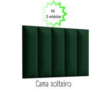 Cabeceira Para Cama Box de Solteiro Modulada 100x60cm Para Colar Na Parede