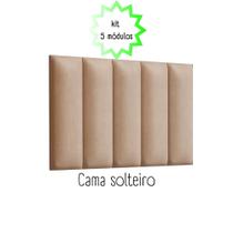 Cabeceira Para Cama Box de Solteiro Modulada 100x60cm Para Colar Na Parede