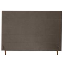 Cabeceira Para Cama Box Estofada Helena Casal 193Cm King Size Suede Cappuccino