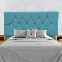 Cabeceira Para Cama Box Estofada King 195 Cm Suede Isabela Azul Turquesa Cabeceira Para Cama Box Estofada King 195 Cm Suede Isabela Azul Turquesa
