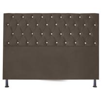 Cabeceira Para Cama Box Estofada Solteiro Pérola 100Cm Suede Diversas Cores