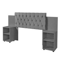 Cabeceira para Cama Box Extensível com Mesa de Apoio Classic - Soho Mobília