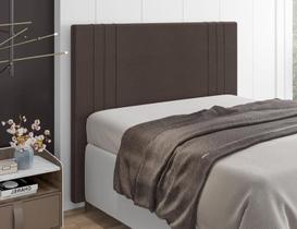 Cabeceira Para Cama Box Ferrara King 1,93cm Laminado Marrom - FdECOR Cabeceira Para Cama Box Ferrara King 1,93cm Laminado Marrom - FdECOR
