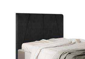 Cabeceira Para Cama Box Gênova Casal 1,40cm Suede Preto - FdECOR