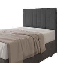 Cabeceira Para Cama Box Itália Casal 1,40cm Linho Cinza - FdECOR