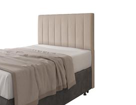 Cabeceira Para Cama Box Itália Casal 1,40cm Veludo Bege - FdECOR