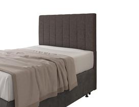 Cabeceira Para Cama Box Itália King 1,93cm Linho Marrom - FdECOR