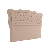 Cabeceira Para Cama Box King 193 Cm Eliza Linho Bege I02 - D'rossi Cabeceira Para Cama Box King 193 Cm Eliza Linho Bege I02 - D'rossi