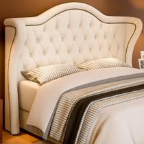 Cabeceira para Cama Box King 215cm Dorian Bouclé Off White - Sallar Home