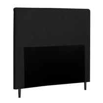 Cabeceira Para Cama Box Luna Casal 1,40cm Laminado Preto - FdECOR