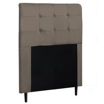 Cabeceira Para Cama Box Luna Solteiro 0,90cm Suede Amassado Bege - FdECOR