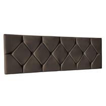 Cabeceira para Cama Box Mariana 140 cm Marrom Suede IDF Decor