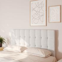 Cabeceira Para Cama Box Nala Babus Casal Estofadas em linho Cabeceira Para Cama Box Nala Babus Casal Estofadas em linho