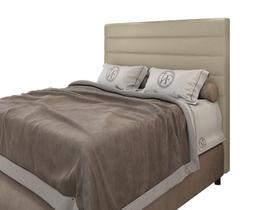 Cabeceira Para Cama Box Napoli Queen 1,60cm Laminado Bege - FdECOR