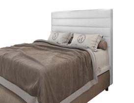 Cabeceira Para Cama Box Napoli Queen 1,60cm Laminado Branco - FdECOR