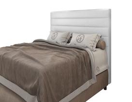 Cabeceira Para Cama Box Napoli Queen 1,60cm Laminado Branco - FdECOR