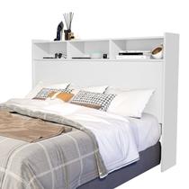 Cabeceira Para Cama Box Queen 158 Melissa Branco VJ Moveis Cabeceira Para Cama Box Queen 158 Melissa Branco VJ Moveis