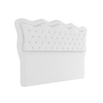 Cabeceira Para Cama Box Queen 160 cm Eliza material sintético Branco I02 - D'Rossi
