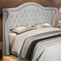 Cabeceira para Cama Box Queen 180cm Dorian Linho Cinza - Sallar Home Cabeceira para Cama Box Queen 180cm Dorian Linho Cinza - Sallar Home