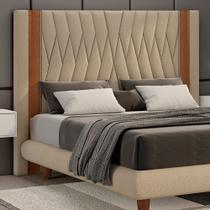 Cabeceira para Cama Box Queen 182cm Pierre Linho Bege - Sallar Home Cabeceira para Cama Box Queen 182cm Pierre Linho Bege - Sallar Home