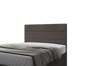 Cabeceira Para Cama Box Ravena Solteiro 0,90cm Linho Marrom - FdECOR