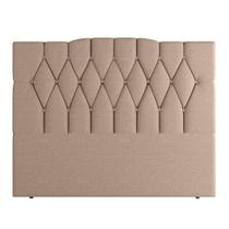 Cabeceira Para Cama Box Solteiro 90 Cm Amanda Linho Bege I02 - D'rossi
