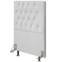 Cabeceira Para Cama Box Solteiro 90cm Diamante D10 Corano Branco - Mpozenato Cabeceira Para Cama Box Solteiro 90cm Diamante D10 Corano Branco - Mpozenato