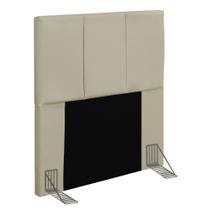 Cabeceira Para Cama Box Solteiro 90CM Pérola D10 Corano Bege - Mpozenato Cabeceira Para Cama Box Solteiro 90CM Pérola D10 Corano Bege - Mpozenato