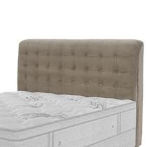 Cabeceira Para Cama Box Solteiro Dama 950mm - Suede Marrom Taupe - Luma Cabeceira Para Cama Box Solteiro Dama 950mm - Suede Marrom Taupe - Luma