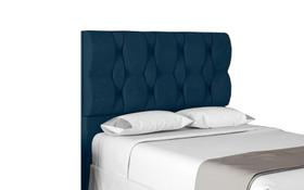 Cabeceira Para Cama Box Spezia Casal 1,40cm Veludo Azul - FdECOR