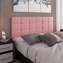 Cabeceira Para Cama Casal Box 1,40 Estofada Painel Quarto Bia Luxo Rose