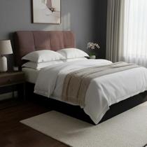 Cabeceira Para Cama Casal Capitonê Suede 1,40x1,19x0,11