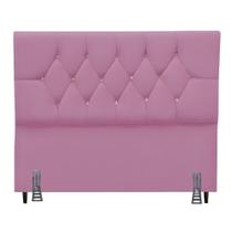 Cabeceira Para Cama Casal Queen 160 Cm Brenda E Frame Suede Rosa Cabeceira Para Cama Casal Queen 160 Cm Brenda E Frame Suede Rosa