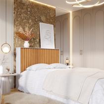 Cabeceira para Cama de Casal Detroid Ripada 138/140cm