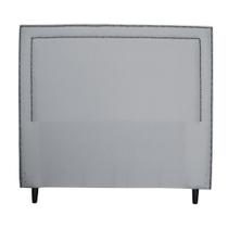 Cabeceira para Cama de Casal Isadora Linho Cinza IDF Decor Cabeceira para Cama de Casal Isadora Linho Cinza IDF Decor