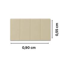 Cabeceira Para Cama de Solteiro 090 Estofada Almofadada Painel Fixada na Parede Envio Imediato