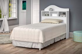 Cabeceira Para Cama de Solteiro Irlanda Branco - Rede Móveis