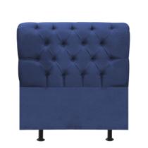 Cabeceira Para Cama Paris Azul Marinho - VRM Decor