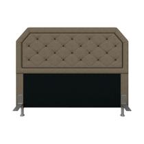 Cabeceira Para Cama Queen Florença Suede Capuc/pret - Móveis Arapongas Cabeceira Para Cama Queen Florença Suede Capuc/pret - Móveis Arapongas