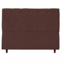 Cabeceira Para Cama Queen Julia Sued Marrom Idf Decor Cabeceira Para Cama Queen Julia Sued Marrom Idf Decor