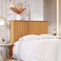 Cabeceira para Cama Queen Size Detroid Ripada 158/160cm cor Nature