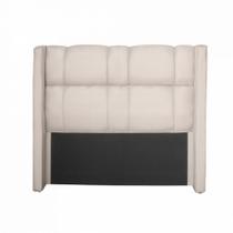 Cabeceira para Cama Queen Tania Linho Bege Escuro IDF Decor Cabeceira para Cama Queen Tania Linho Bege Escuro IDF Decor