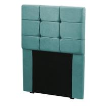 Cabeceira Para Cama Solteiro Box Julia 90cm Veludo Ciano