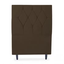 Cabeceira para Cama Solteiro Julia Sued Marrom IDF Decor Cabeceira para Cama Solteiro Julia Sued Marrom IDF Decor