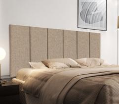 Cabeceira para quarto estofada De Casal 1.40 m - Várias Cores